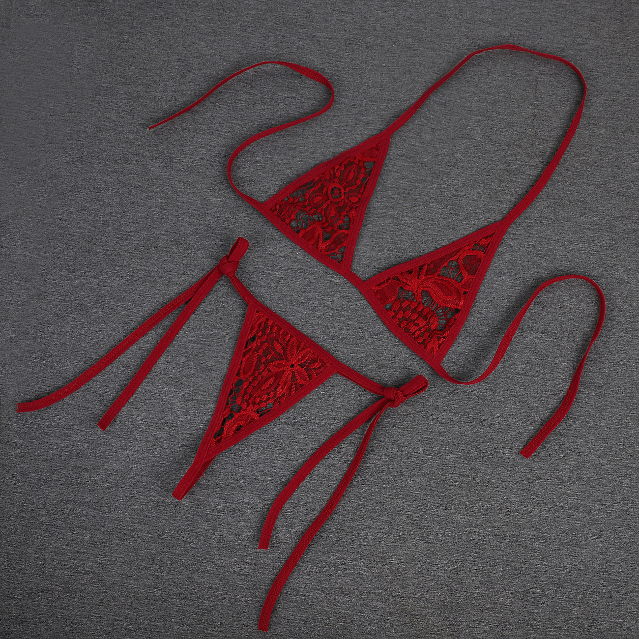 Classic Three-point Mesh Strap Suit